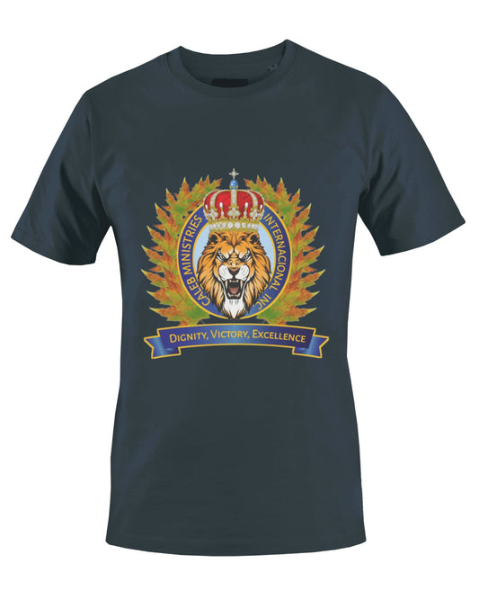 CALEB'S MINISTRIES INT'L INC T-SHIRT (NAVY BLUE) - BMS MANGOES MARKETPLACE