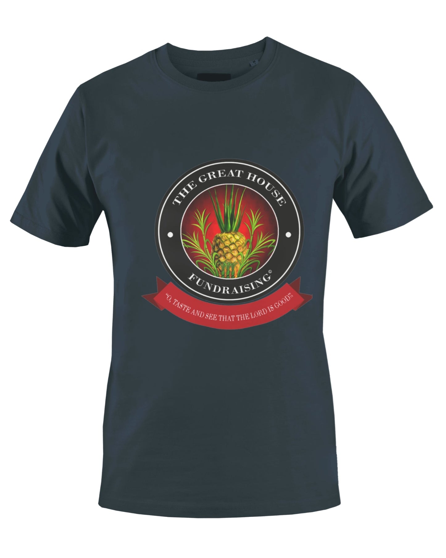 GREAT HOUSE FUND RAISING T-SHIRT (NAVY BLUE) - BMS MANGOES MARKETPLACE