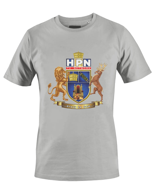 THE HPN TV NETWORK T-SHIRT (ASH) - BMS MANGOES MARKETPLACE