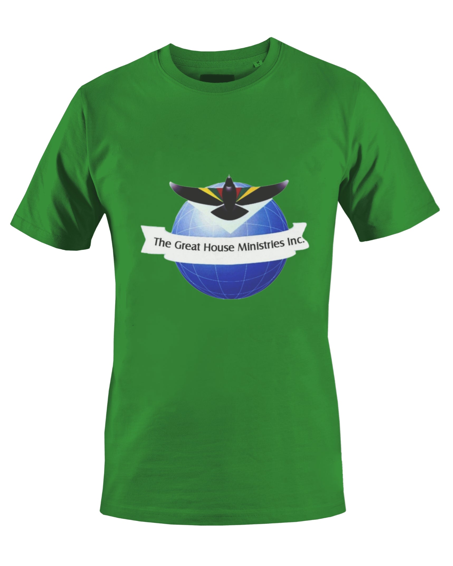 THE GREAT HOUSE MINISTRIES INC. T-SHIRT (GREEN) - BMS MANGOES MARKETPLACE