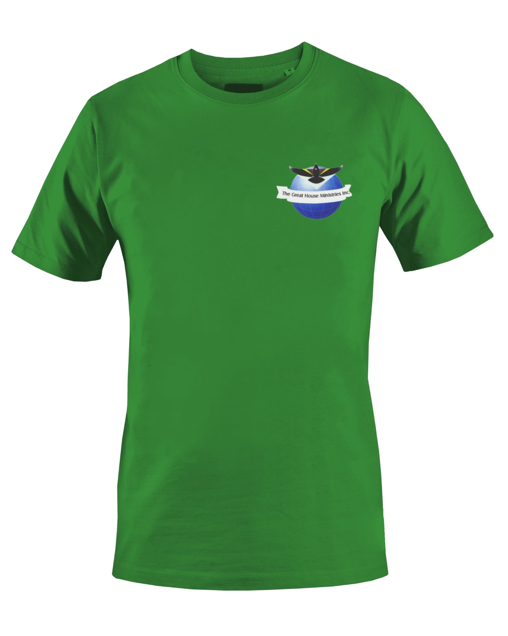 THE GREAT HOUSE MINISTRIES INC. T-SHIRT (GREEN) - BMS MANGOES MARKETPLACE