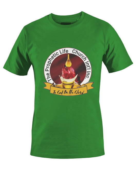 THE PROPHETIC LIFE CHURCH INT'L T-SHIRT (GREEN) - BMS MANGOES MARKETPLACE