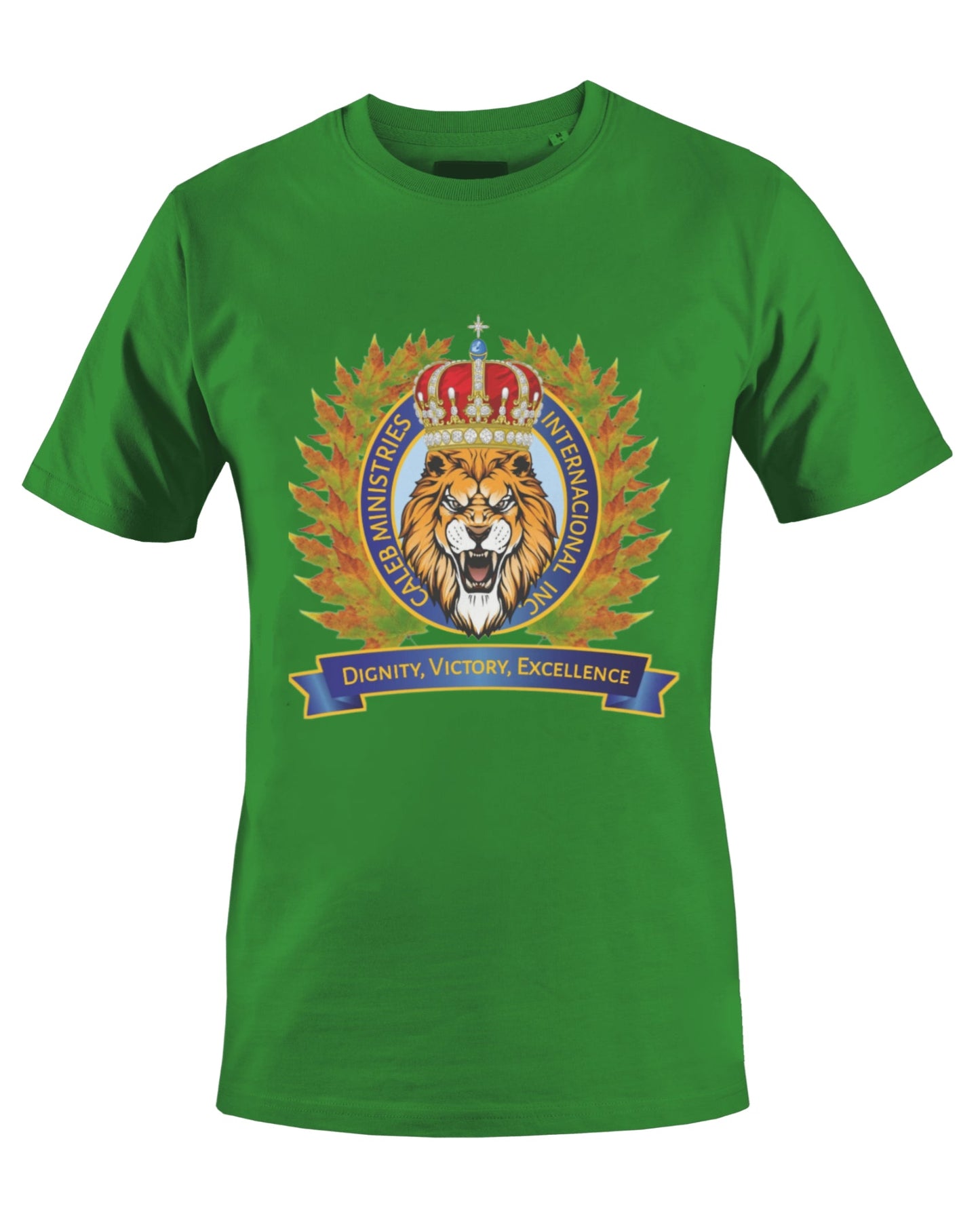 CALEB'S MINISTRIES INT'L INC T-SHIRT (GREEN) - BMS MANGOES MARKETPLACE