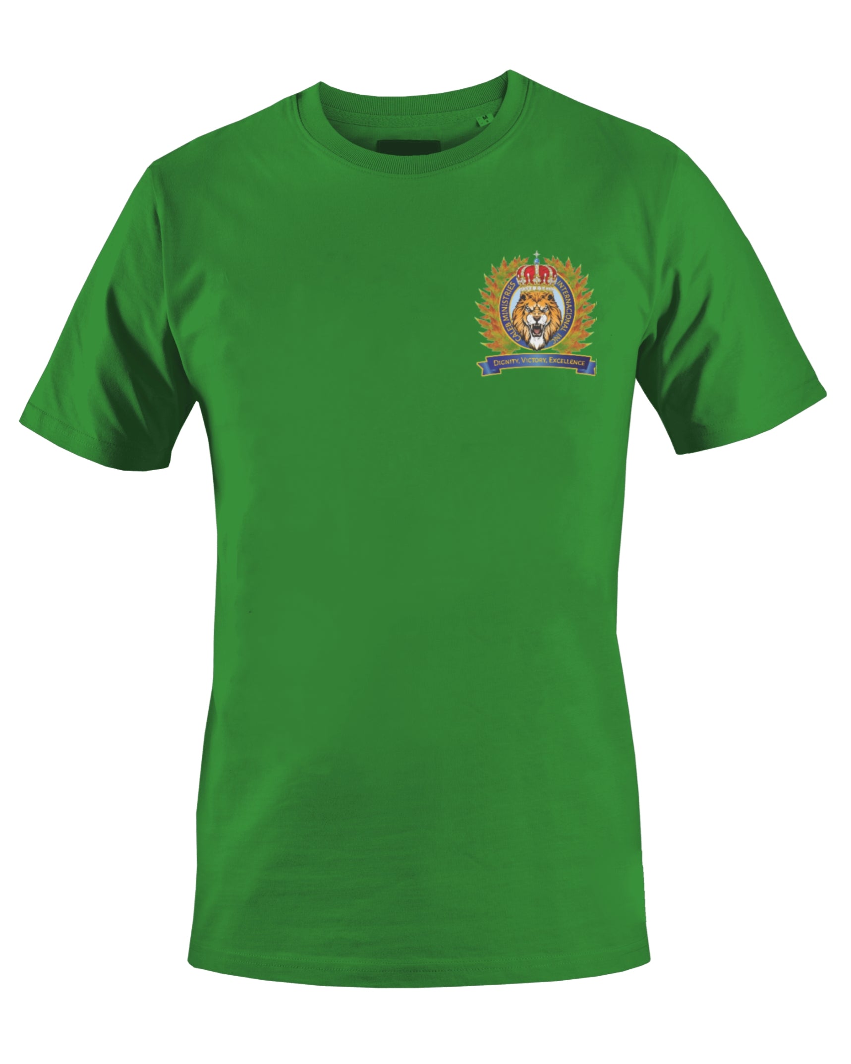 CALEB'S MINISTRIES INT'L INC T-SHIRT (GREEN) - BMS MANGOES MARKETPLACE