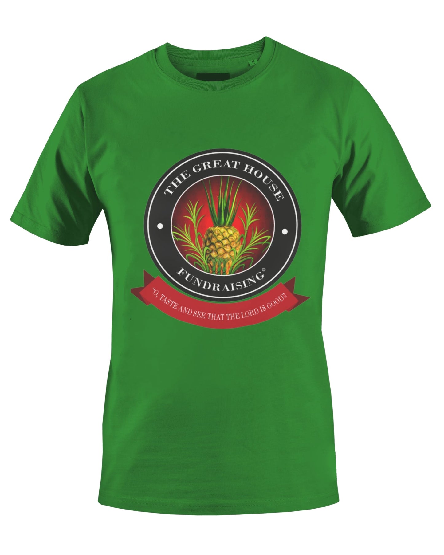 GREAT HOUSE FUND RAISING T-SHIRT (GREEN) - BMS MANGOES MARKETPLACE