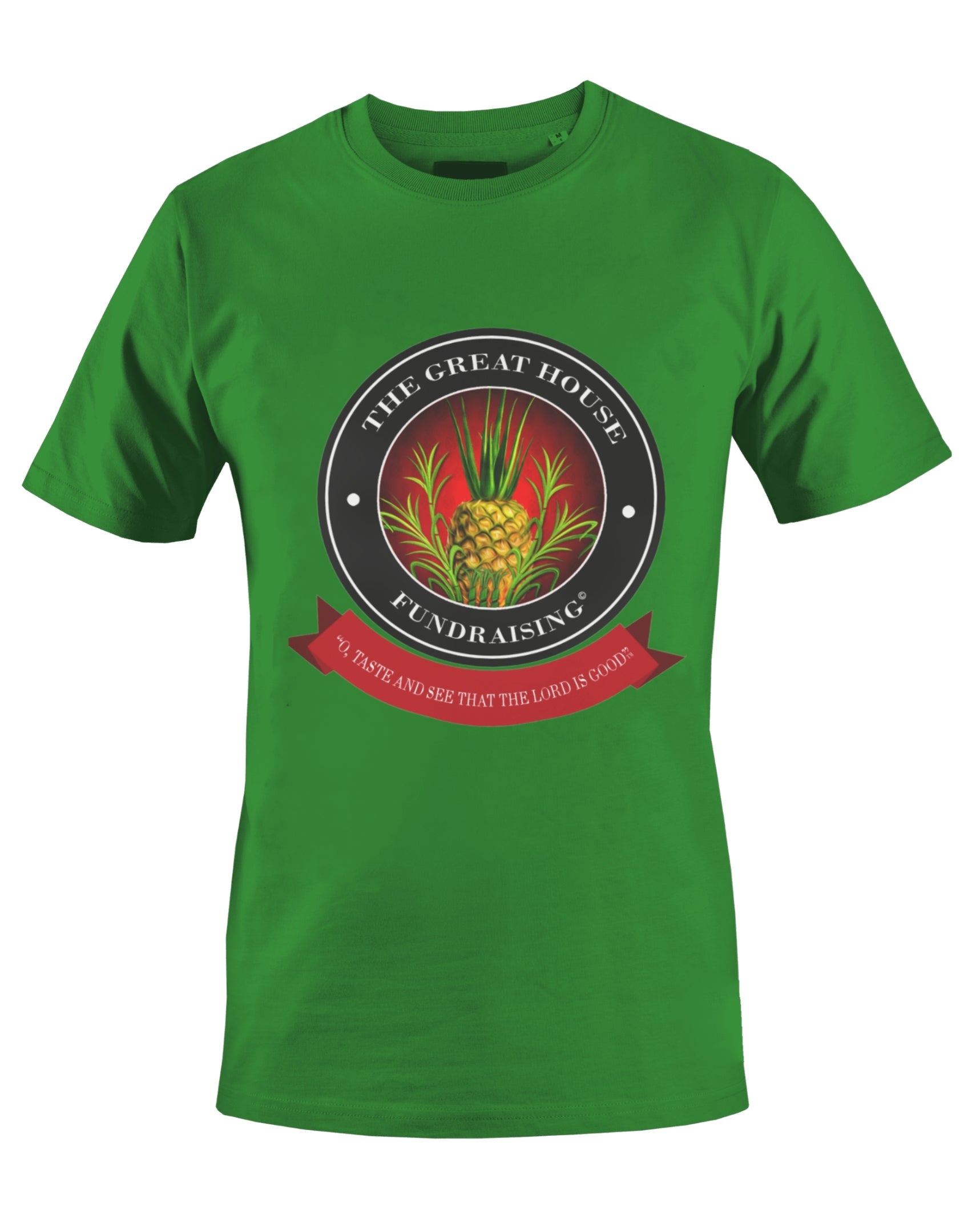 GREAT HOUSE FUND RAISING T-SHIRT (GREEN) - BMS MANGOES MARKETPLACE