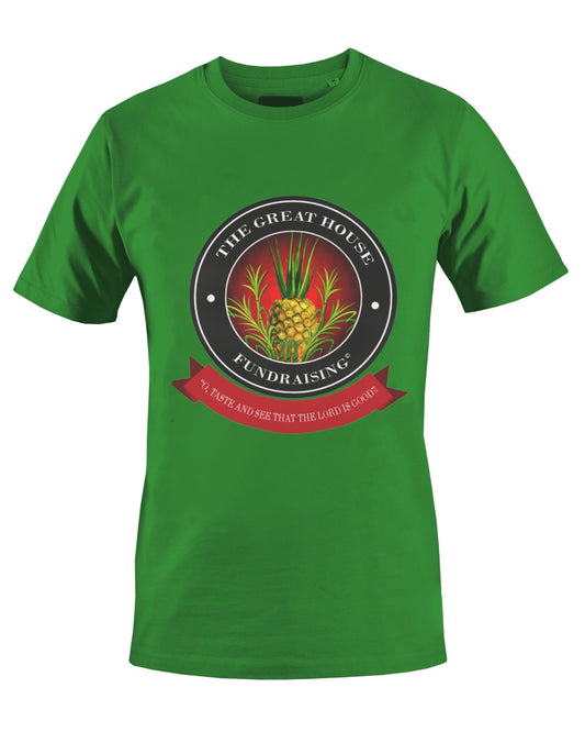 GREAT HOUSE FUND RAISING T-SHIRT (GREEN) - BMS MANGOES MARKETPLACE