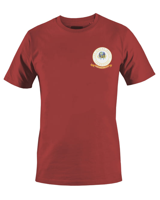 THE GREAT HOUSE FOUNDATION T-SHIRT (ROUGE) - BMS MANGOES MARKETPLACE
