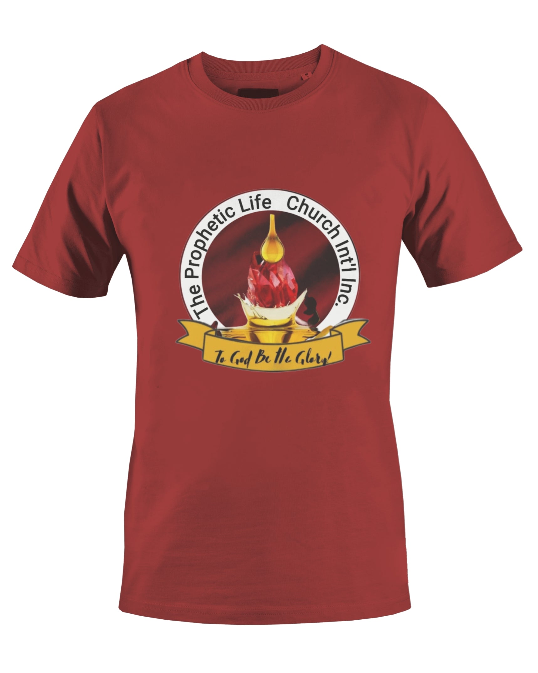 THE PROPHETIC LIFE CHURCH INT'L T-SHIRT (ROUGE) - BMS MANGOES MARKETPLACE