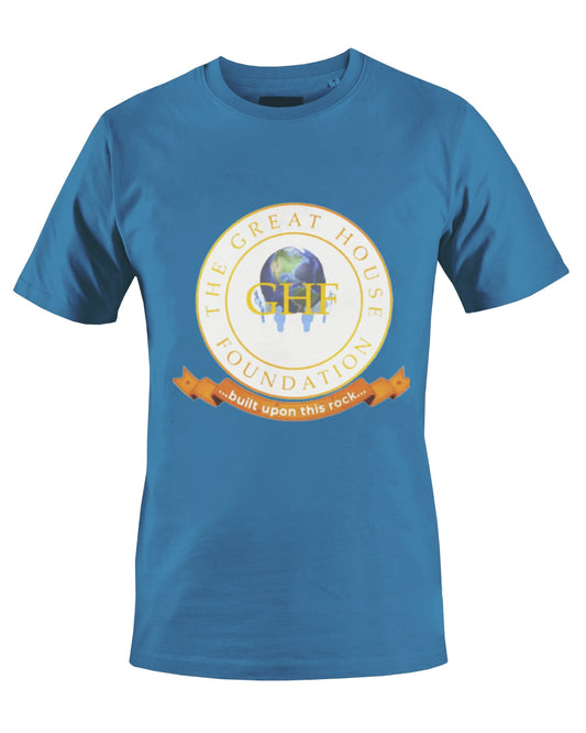 THE GREAT HOUSE FOUNDATION T-SHIRT (BLUE) - BMS MANGOES MARKETPLACE