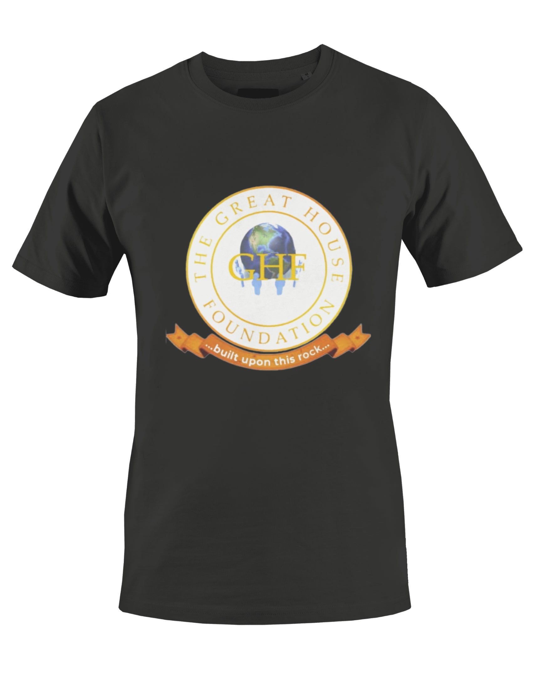 THE GREAT HOUSE FOUNDATION T-SHIRT (BLACK) - BMS MANGOES MARKETPLACE