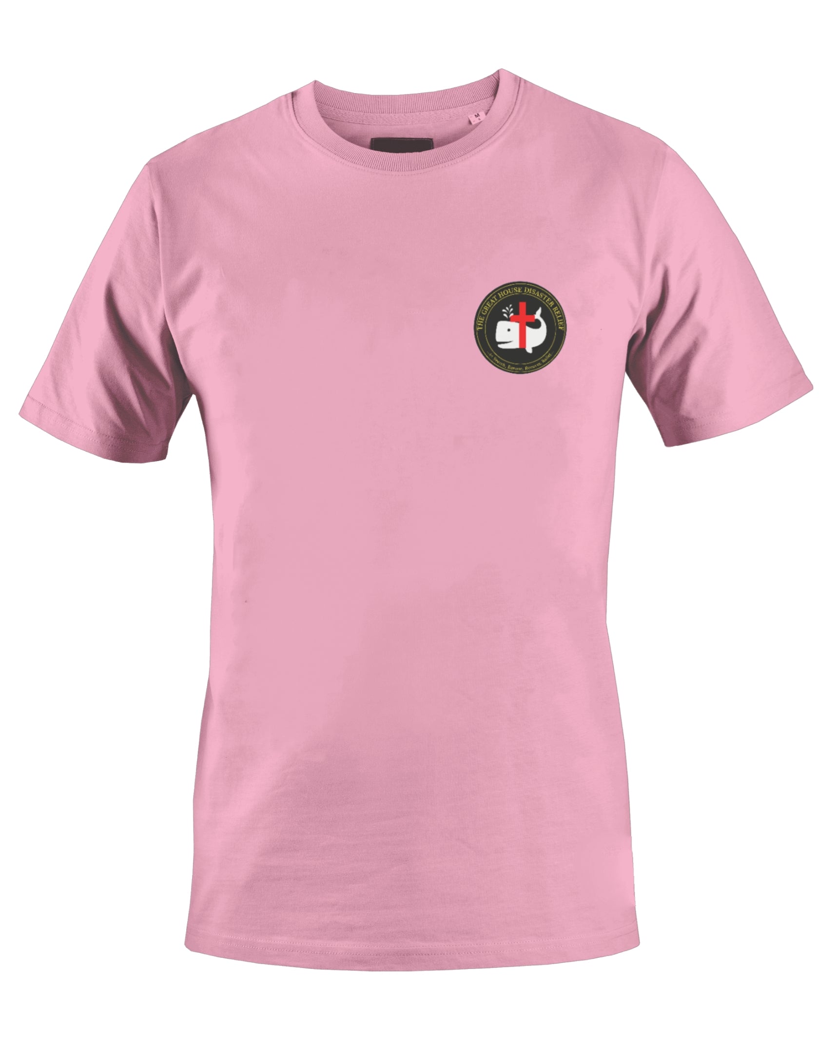 THE GREAT HOUSE DISASTER RELIEF T-SHIRT (PINK) - BMS MANGOES MARKETPLACE