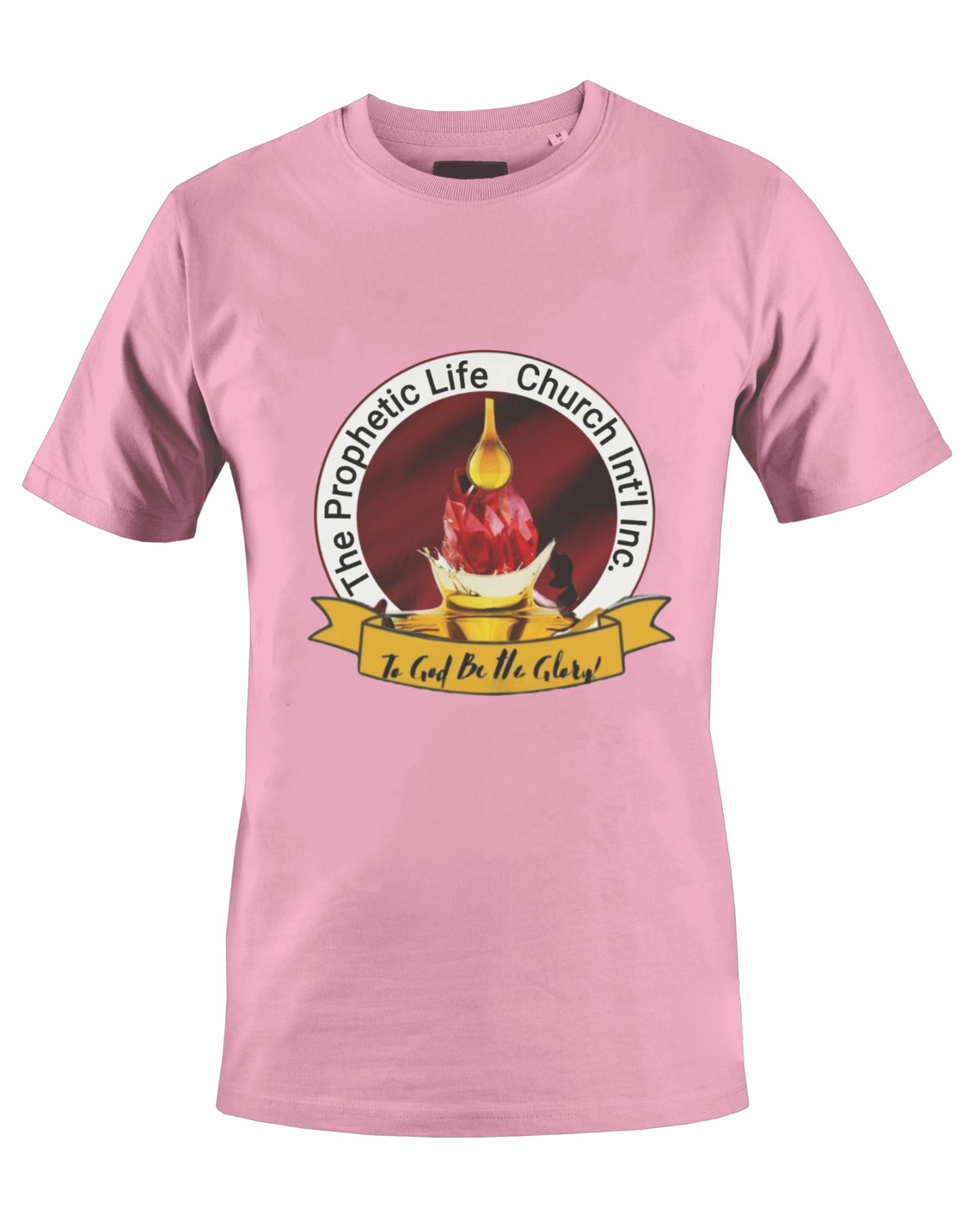THE PROPHETIC LIFE CHURCH INT'L T-SHIRT (PINK) - BMS MANGOES MARKETPLACE