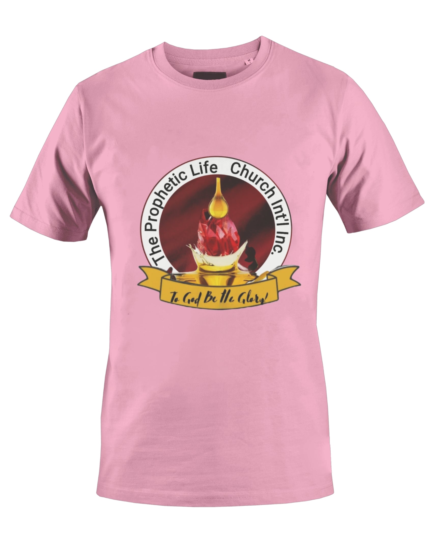 THE PROPHETIC LIFE CHURCH INT'L T-SHIRT (PINK) - BMS MANGOES MARKETPLACE
