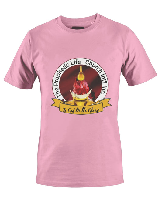 THE PROPHETIC LIFE CHURCH INT'L T-SHIRT (PINK) - BMS MANGOES MARKETPLACE