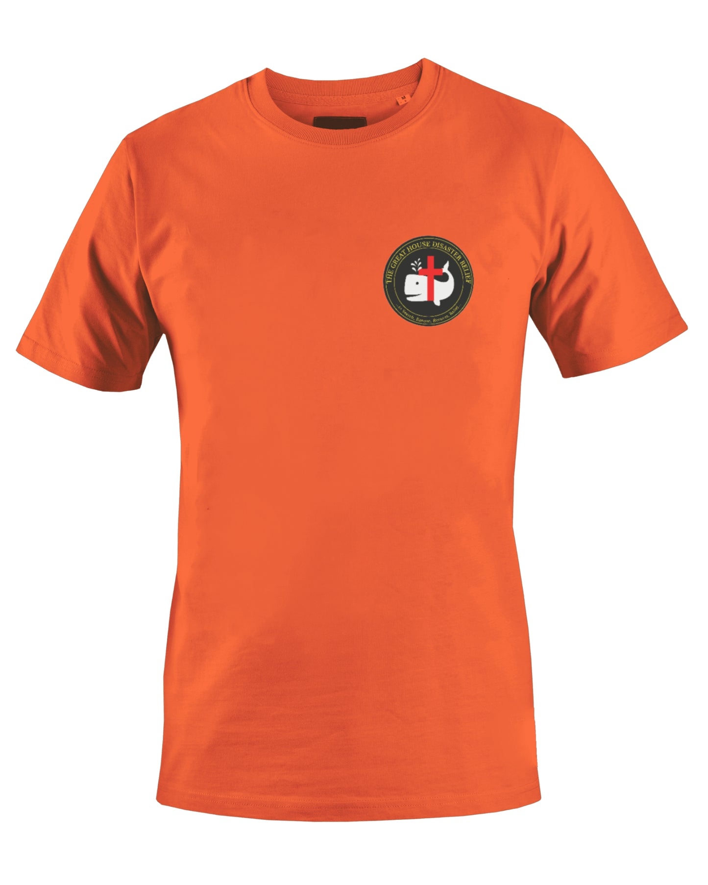 THE GREAT HOUSE DISASTER RELIEF T-SHIRT (ORANGE) - BMS MANGOES MARKETPLACE