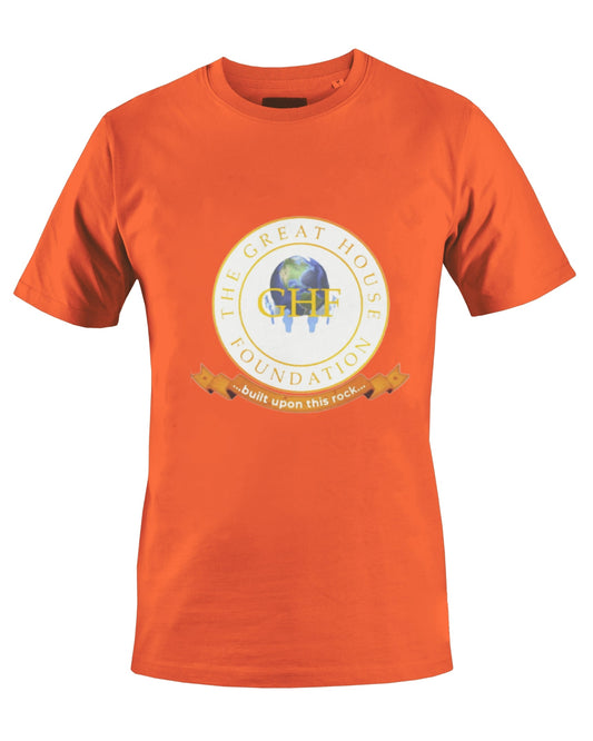 THE GREAT HOUSE FOUNDATION T-SHIRT (ORANGE) - BMS MANGOES MARKETPLACE