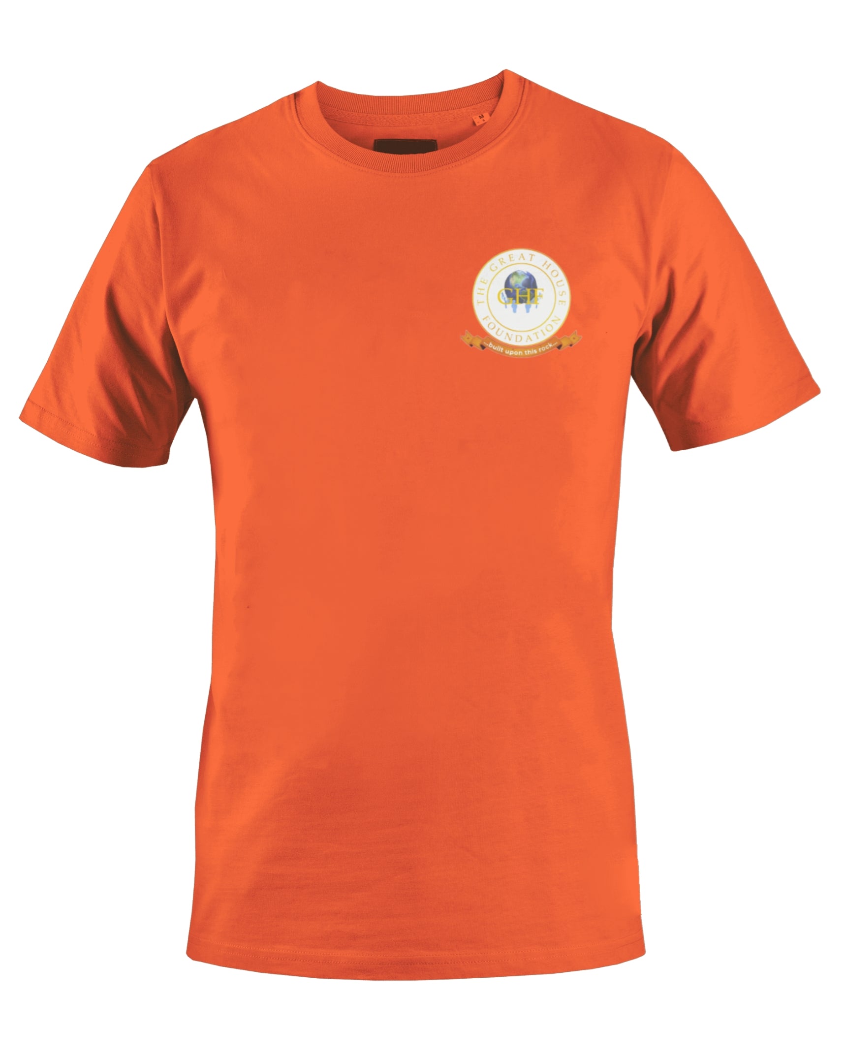 THE GREAT HOUSE FOUNDATION T-SHIRT (ORANGE) - BMS MANGOES MARKETPLACE