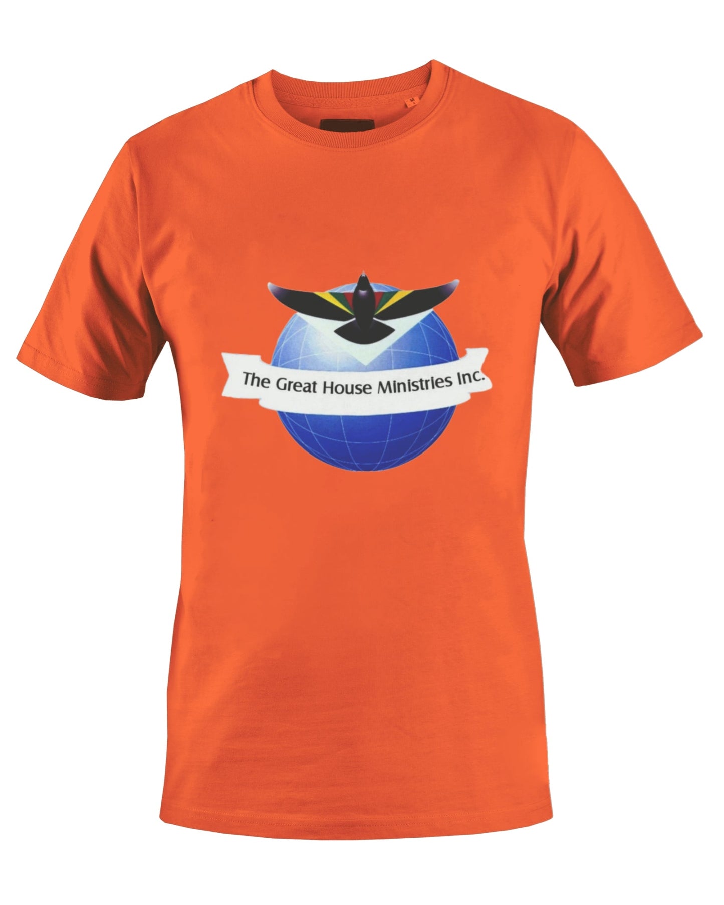 THE GREAT HOUSE MINISTRIES INC. T-SHIRT (ORANGE) - BMS MANGOES MARKETPLACE