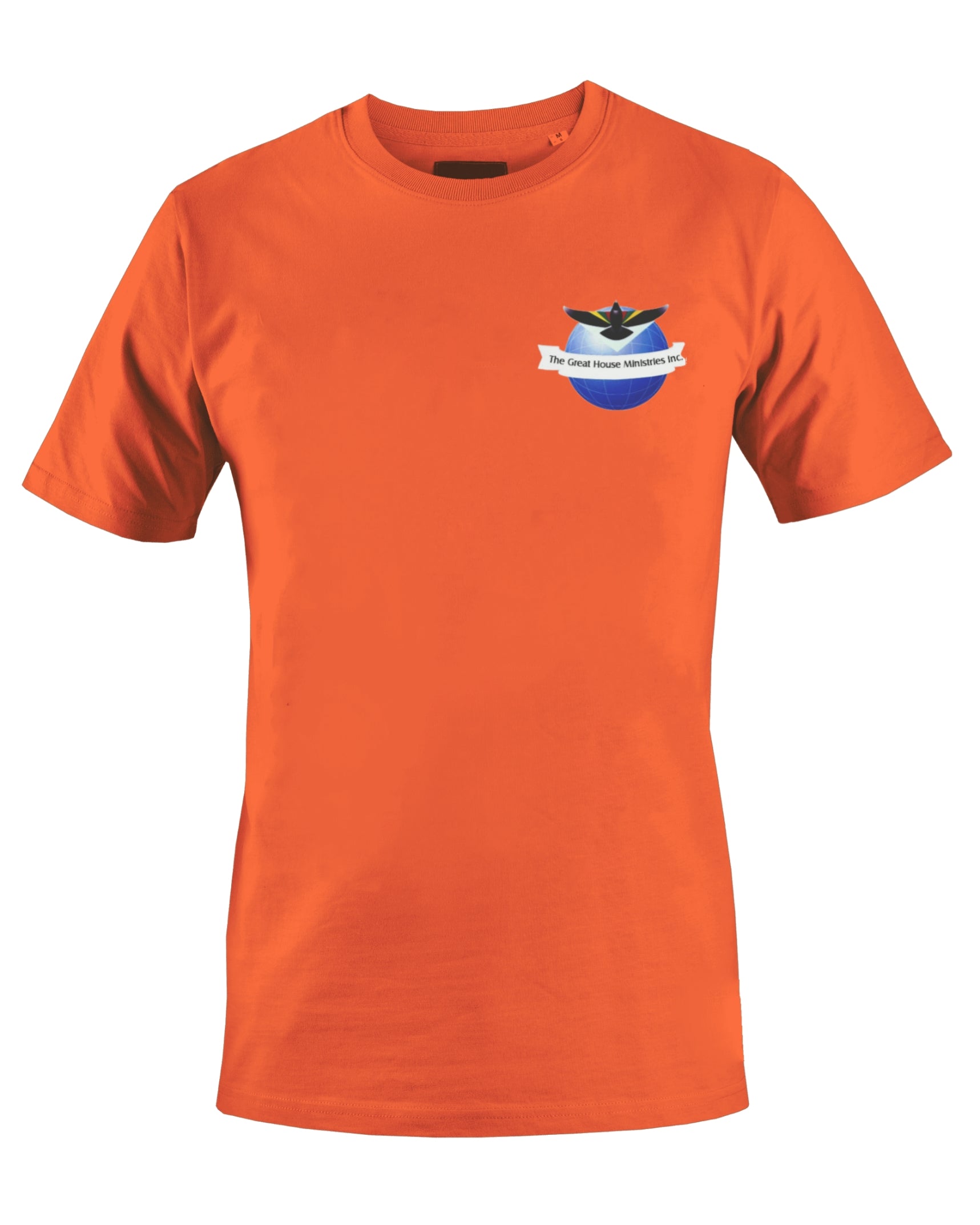 THE GREAT HOUSE MINISTRIES INC. T-SHIRT (ORANGE) - BMS MANGOES MARKETPLACE