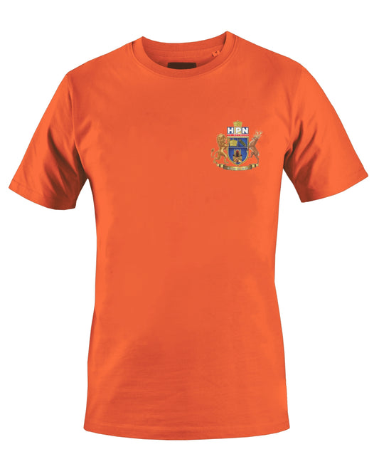 THE HPN TV NETWORK T-SHIRT (ORANGE) - BMS MANGOES MARKETPLACE
