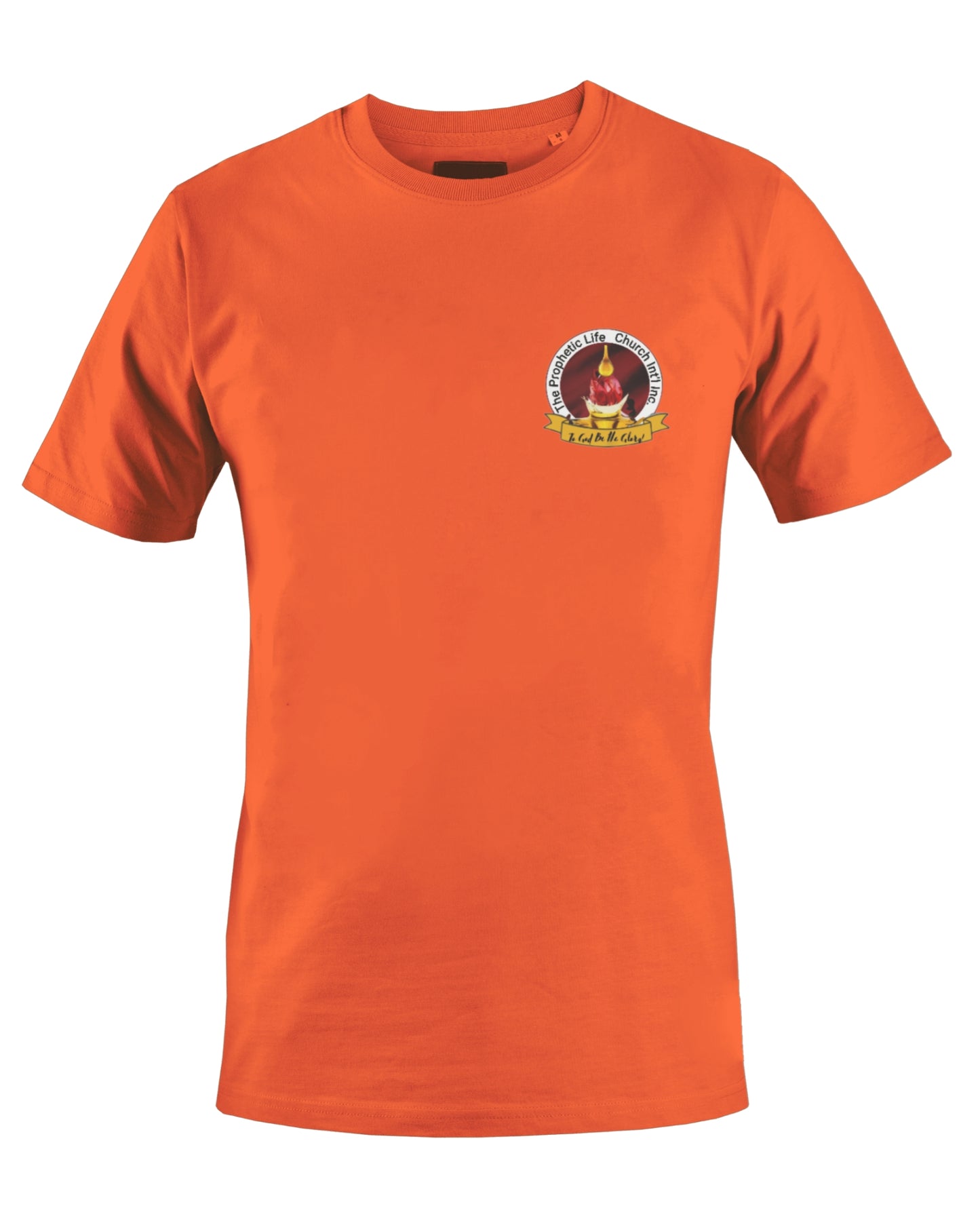 THE PROPHETIC LIFE CHURCH INT'L T-SHIRT (ORANGE) - BMS MANGOES MARKETPLACE