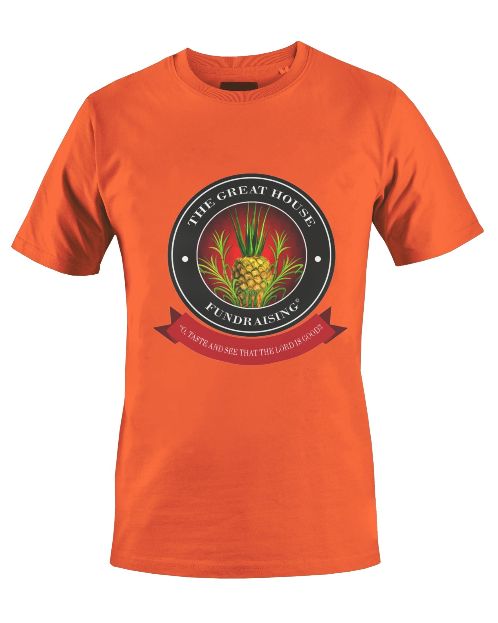 GREAT HOUSE FUND RAISING T-SHIRT (ORANGE) - BMS MANGOES MARKETPLACE