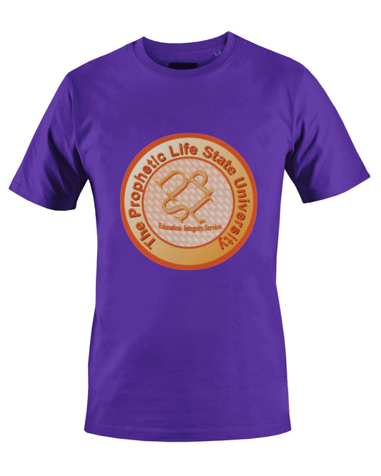 PROPHETIC LIFE STATE UNIVERSITY T-SHIRT (PURPLE) - BMS MANGOES MARKETPLACE