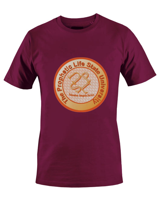 PROPHETIC LIFE STATE UNIVERSITY T-SHIRT (BROWN) - BMS MANGOES MARKETPLACE