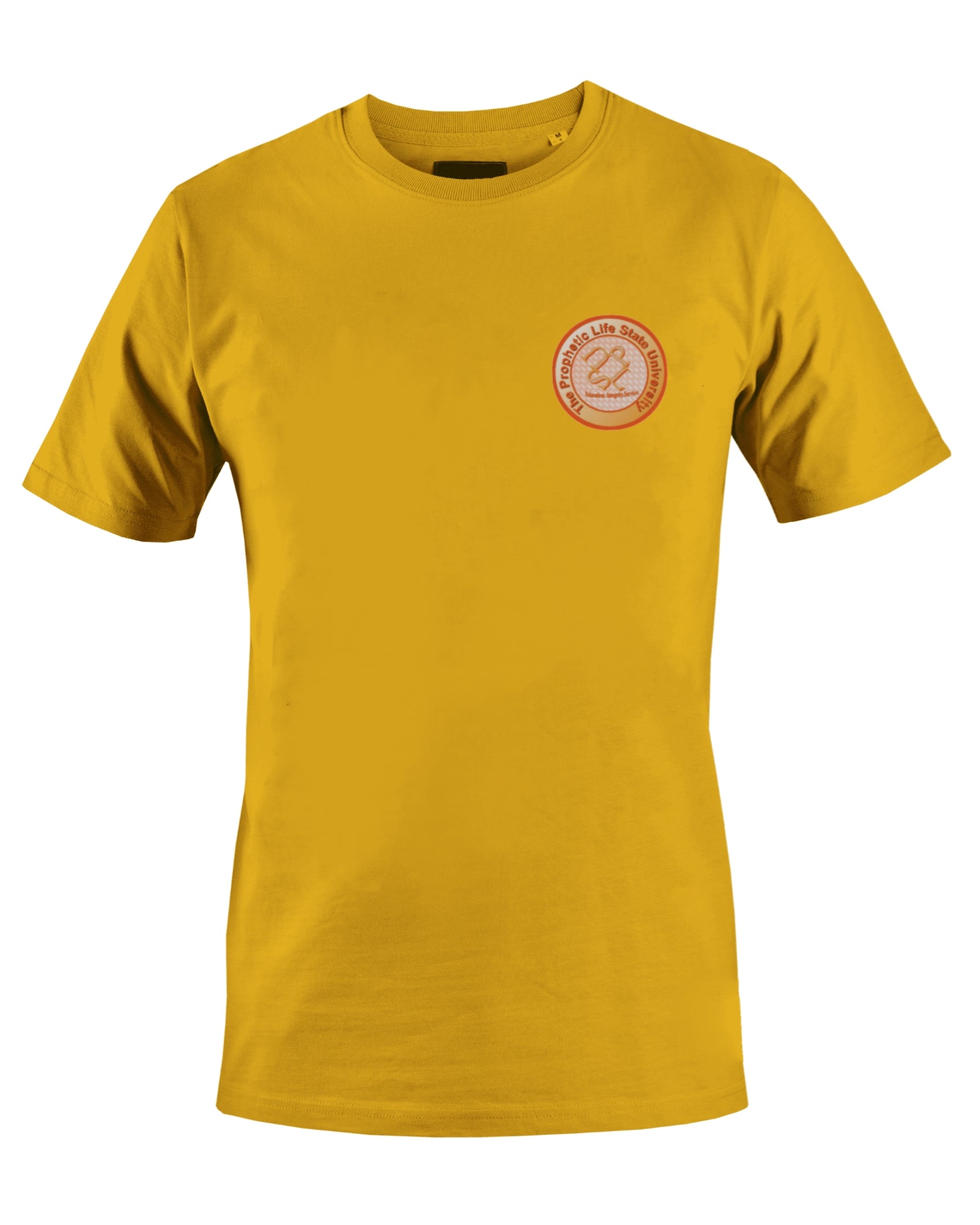 PROPHETIC LIFE STATE UNIVERSITY T-SHIRT (YELLOW) - BMS MANGOES MARKETPLACE