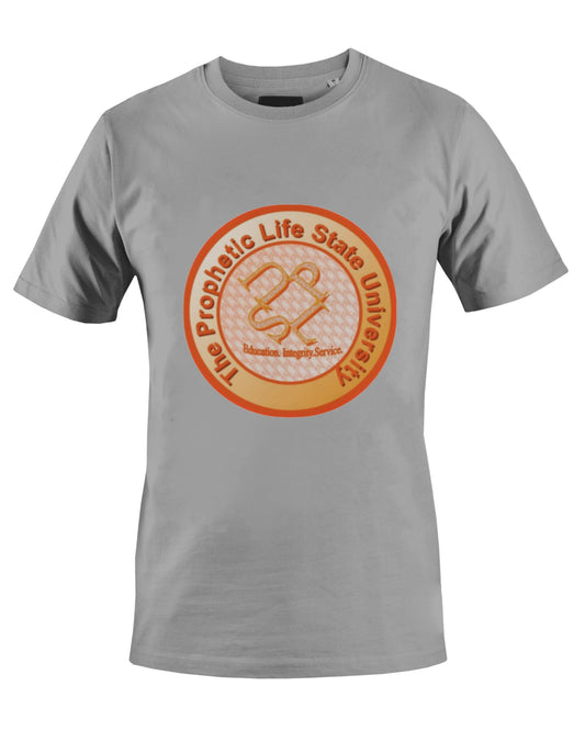 PROPHETIC LIFE STATE UNIVERSITY T-SHIRT (ASH) - BMS MANGOES MARKETPLACE