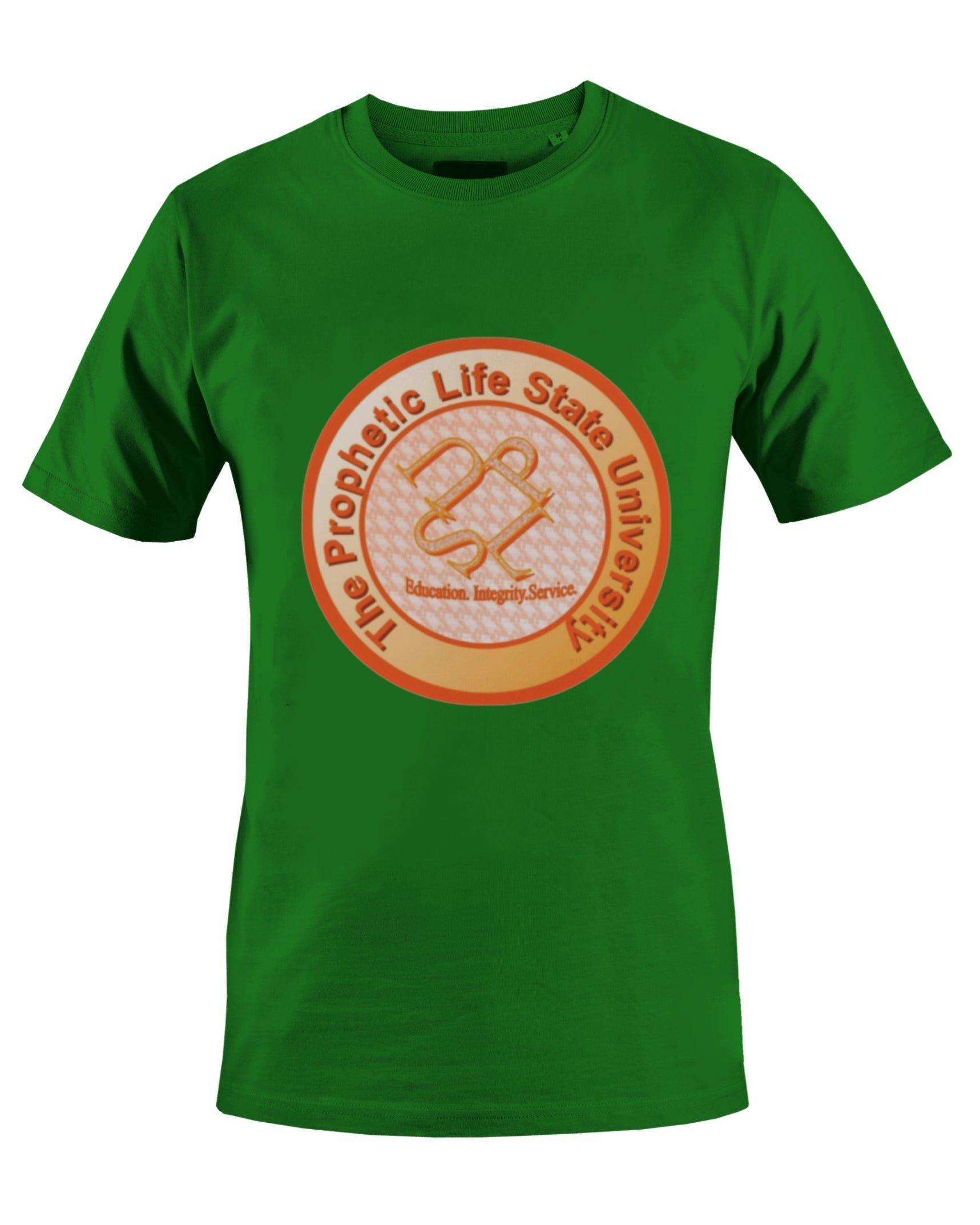 PROPHETIC LIFE STATE UNIVERSITY T-SHIRT (GREEN) - BMS MANGOES MARKETPLACE