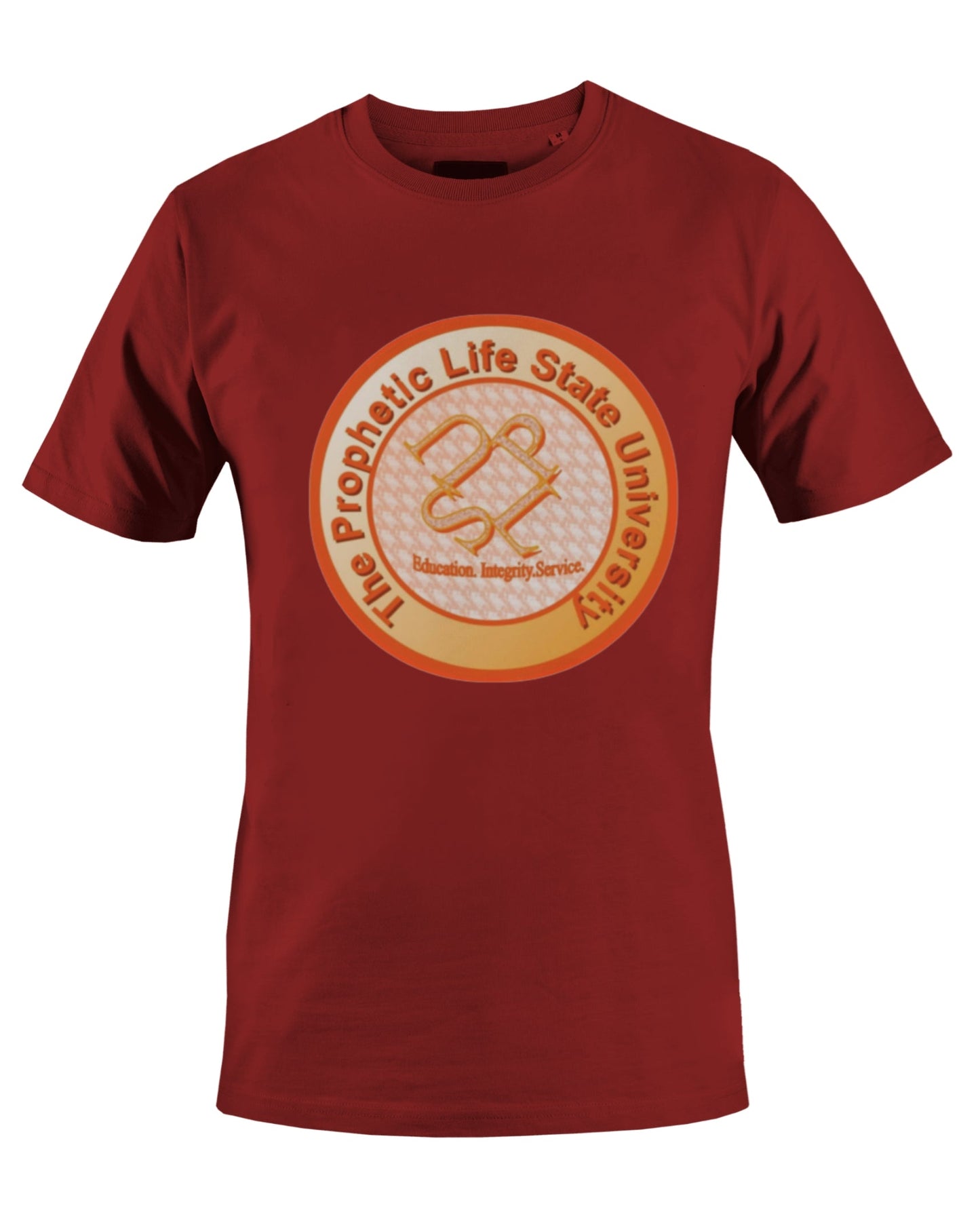 PROPHETIC LIFE STATE UNIVERSITY T-SHIRT (ROUGE) - BMS MANGOES MARKETPLACE