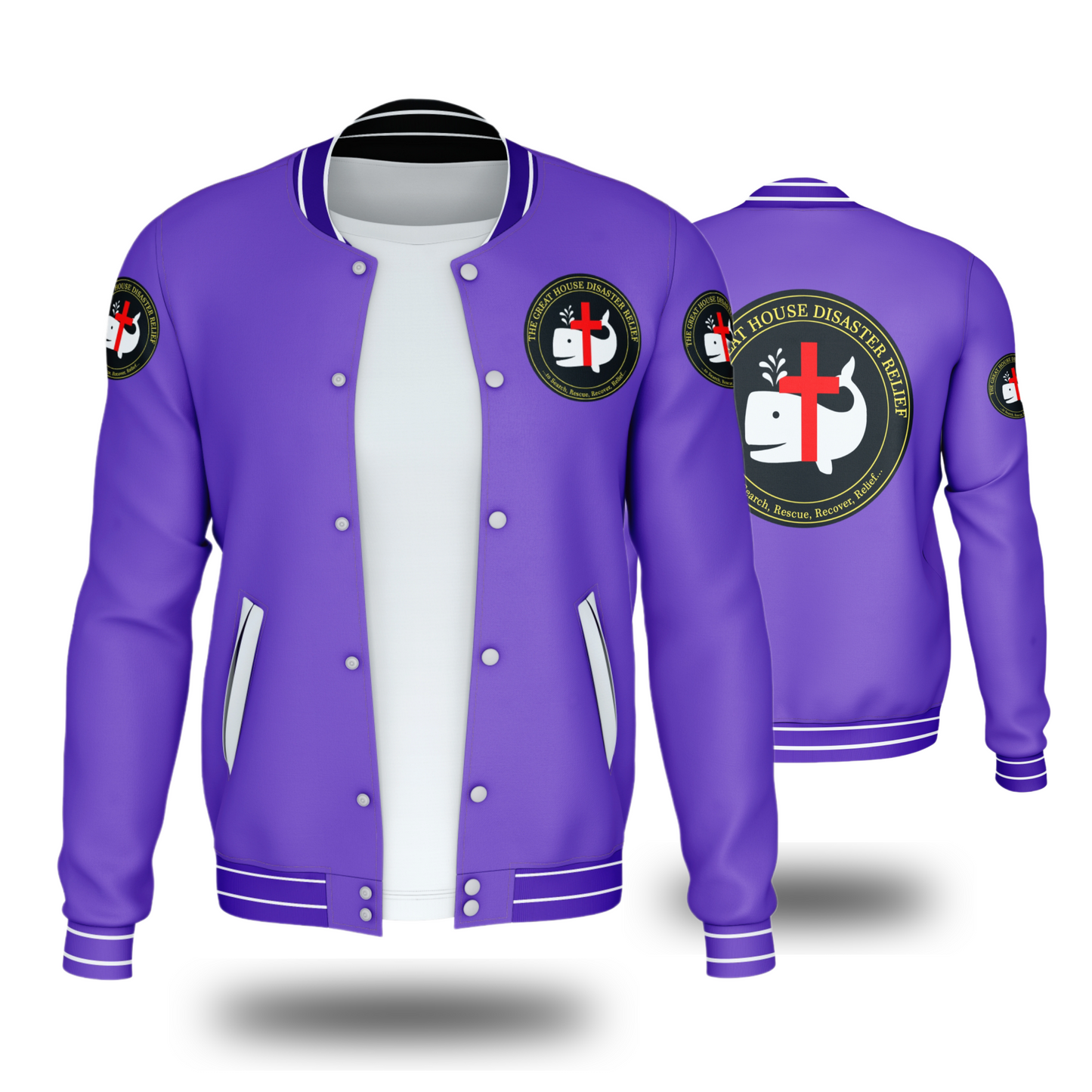 GREAT HOUSE DISASTER RELIEF JACKETS (PURPLE) - BMS MANGOES MARKETPLACE
