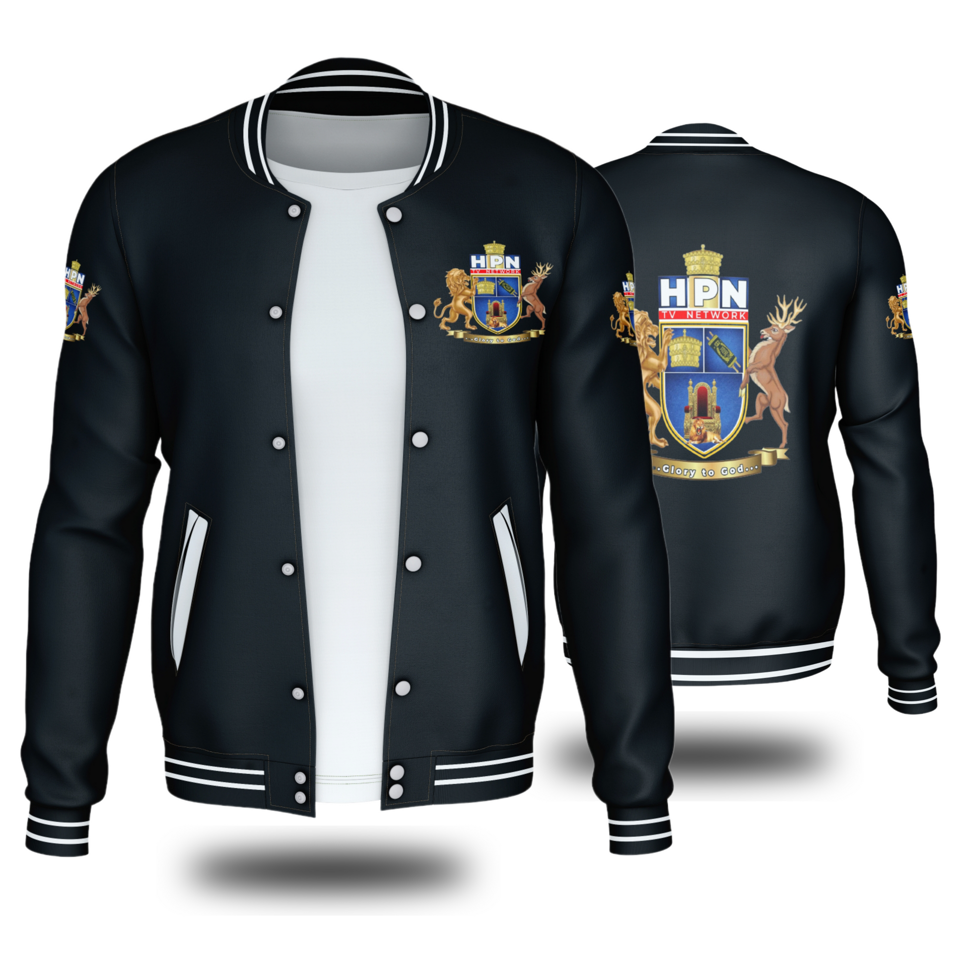 THE HPN TV NETWORK JACKETS (BLACK) - BMS MANGOES MARKETPLACE