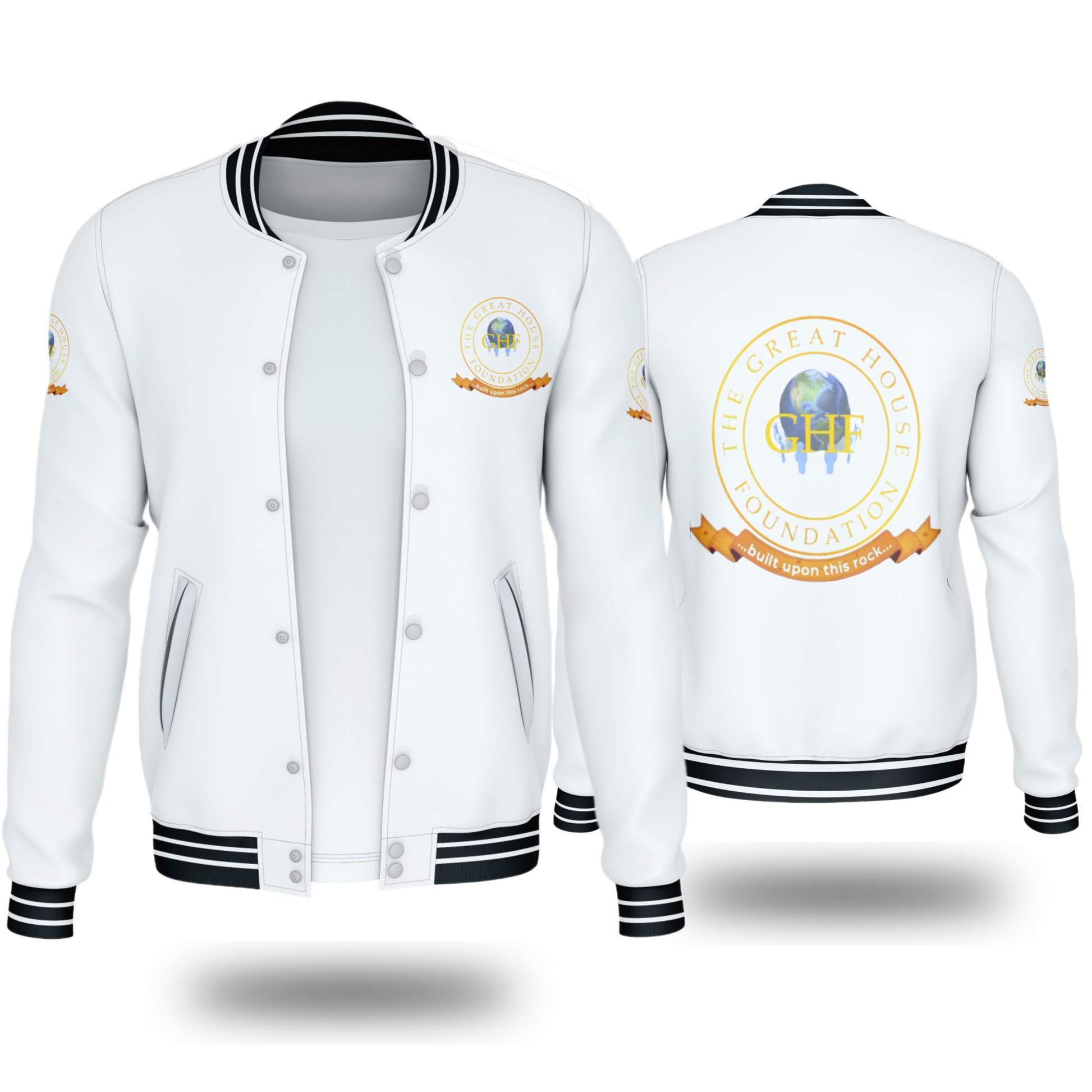 THE GREAT HOUSE FOUNDATION JACKETS (WHITE) - BMS MANGOES MARKETPLACE
