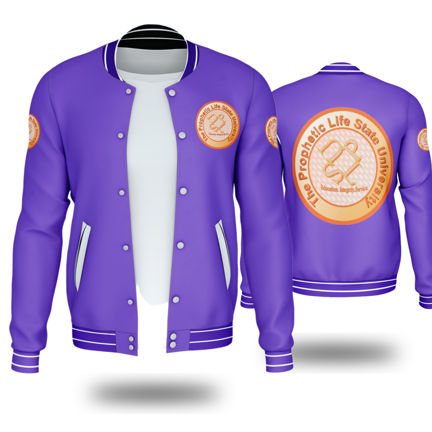THE PROPHETIC LIFE STATE UNIVERSITY JACKET (PURPLE) - BMS MANGOES MARKETPLACE