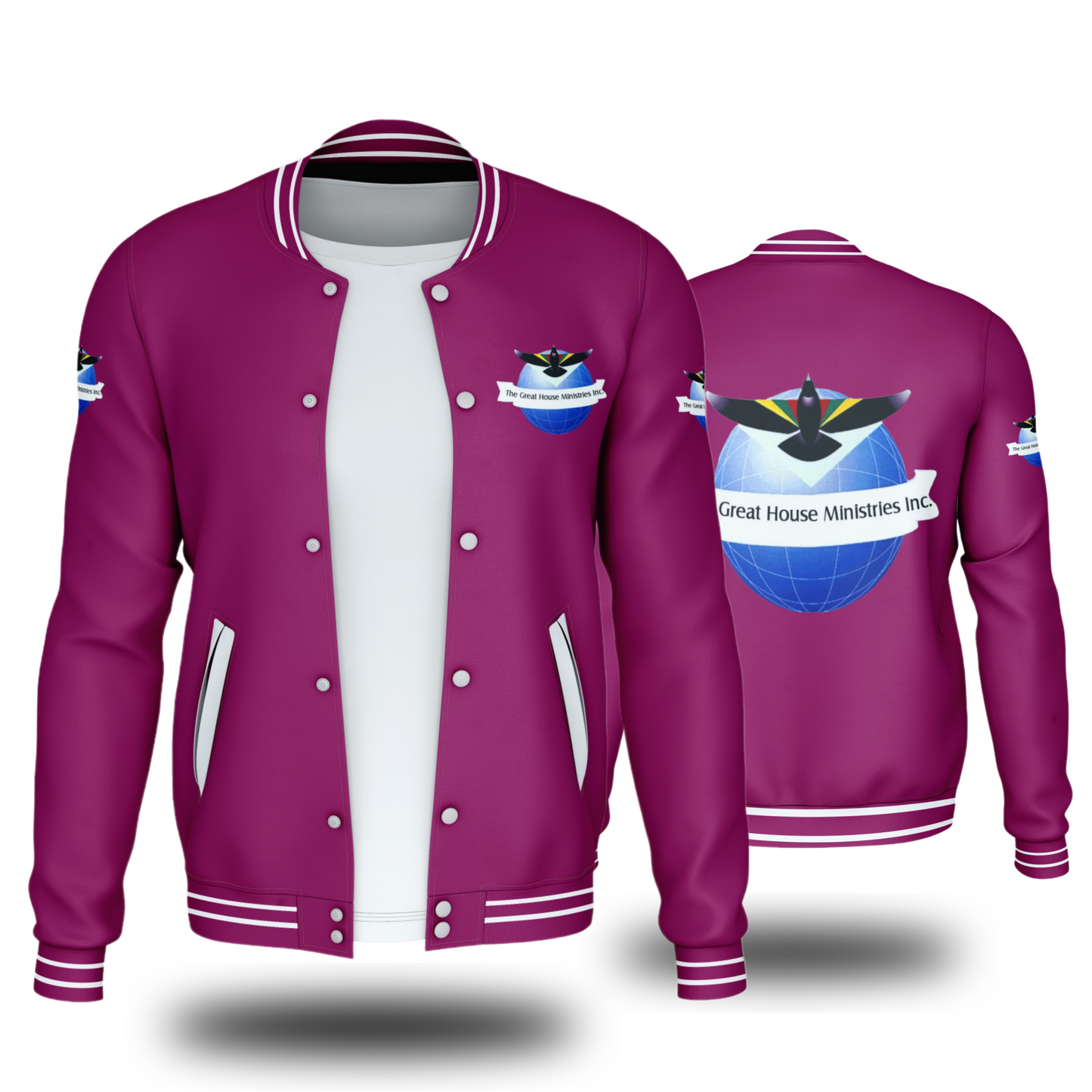 THE GREAT HOUSE MINISTIRES INC. JACKETS (BROWN) - BMS MANGOES MARKETPLACE