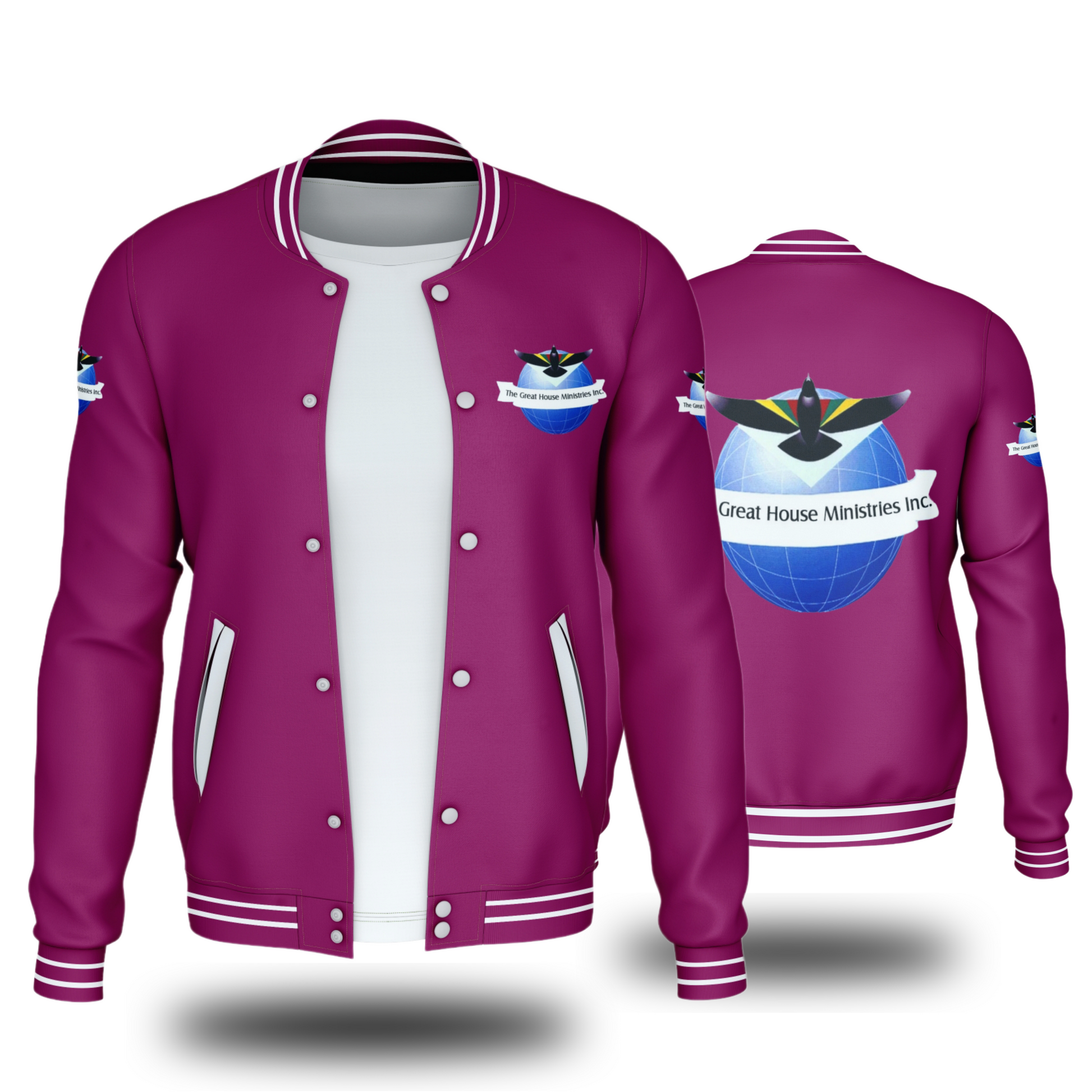 THE GREAT HOUSE MINISTIRES INC. JACKETS (BROWN) - BMS MANGOES MARKETPLACE