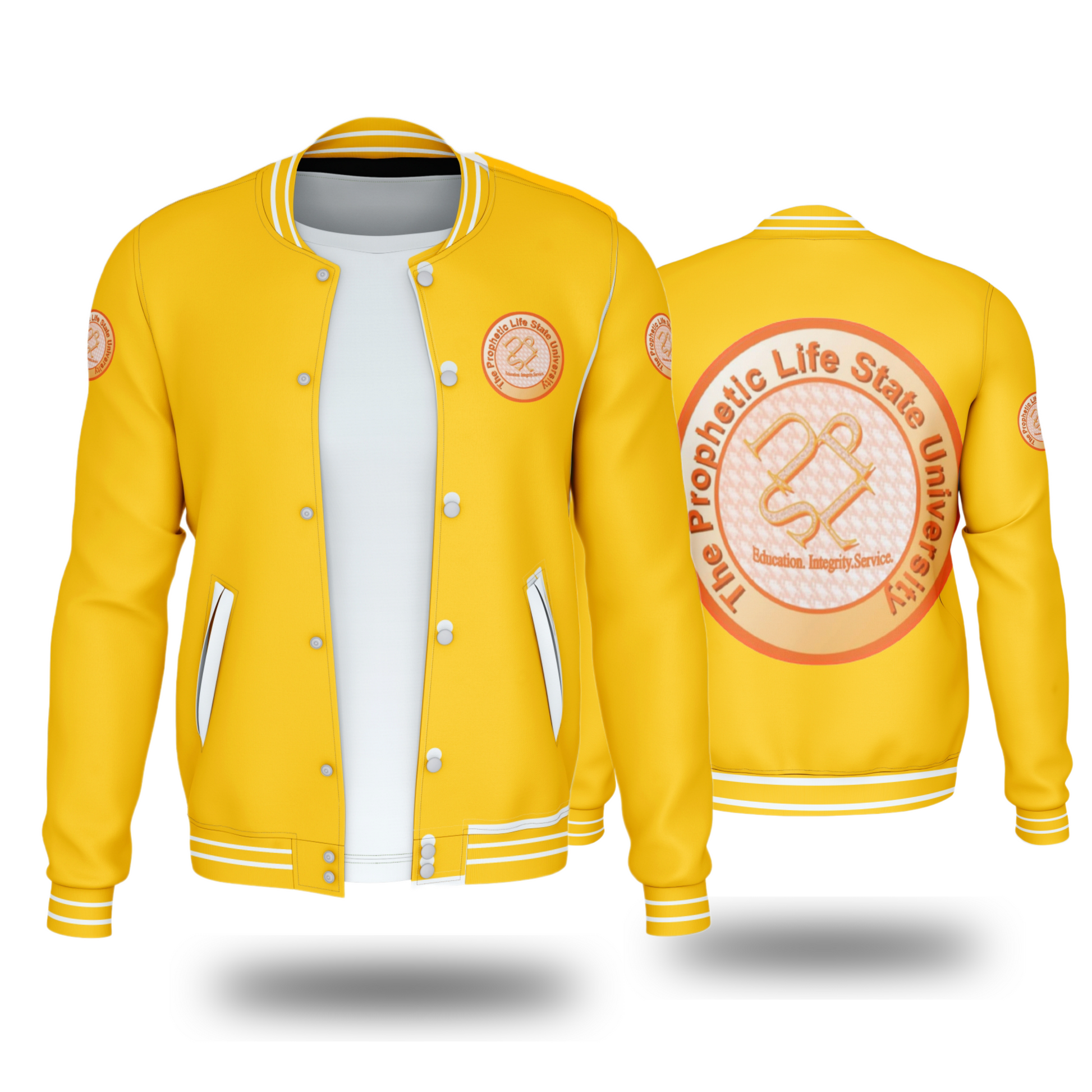 THE PROPHETIC LIFE STATE UNIVERSITY JACKET (YELLOW) - BMS MANGOES MARKETPLACE