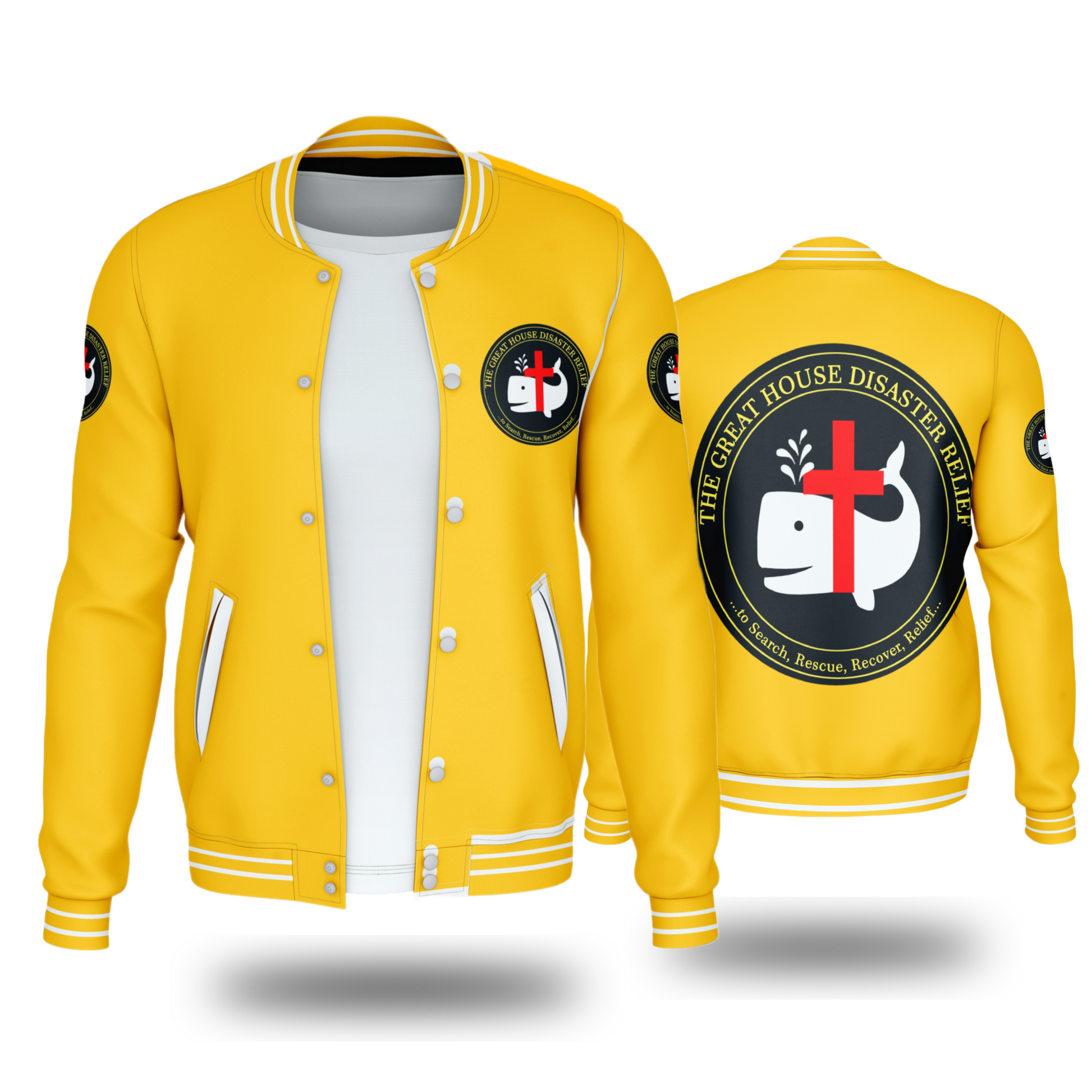 GREAT HOUSE DISASTER RELIEF JACKETS (YELLOW) - BMS MANGOES MARKETPLACE