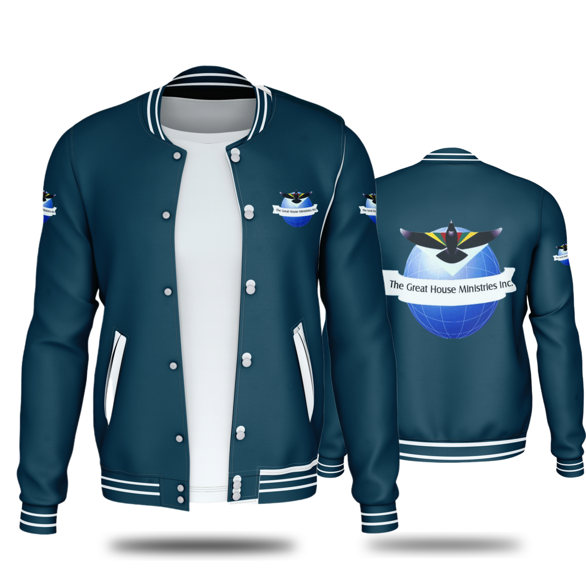 THE GREAT HOUSE MINISTIRES INC. JACKETS (NAVY BLUE) - BMS MANGOES MARKETPLACE