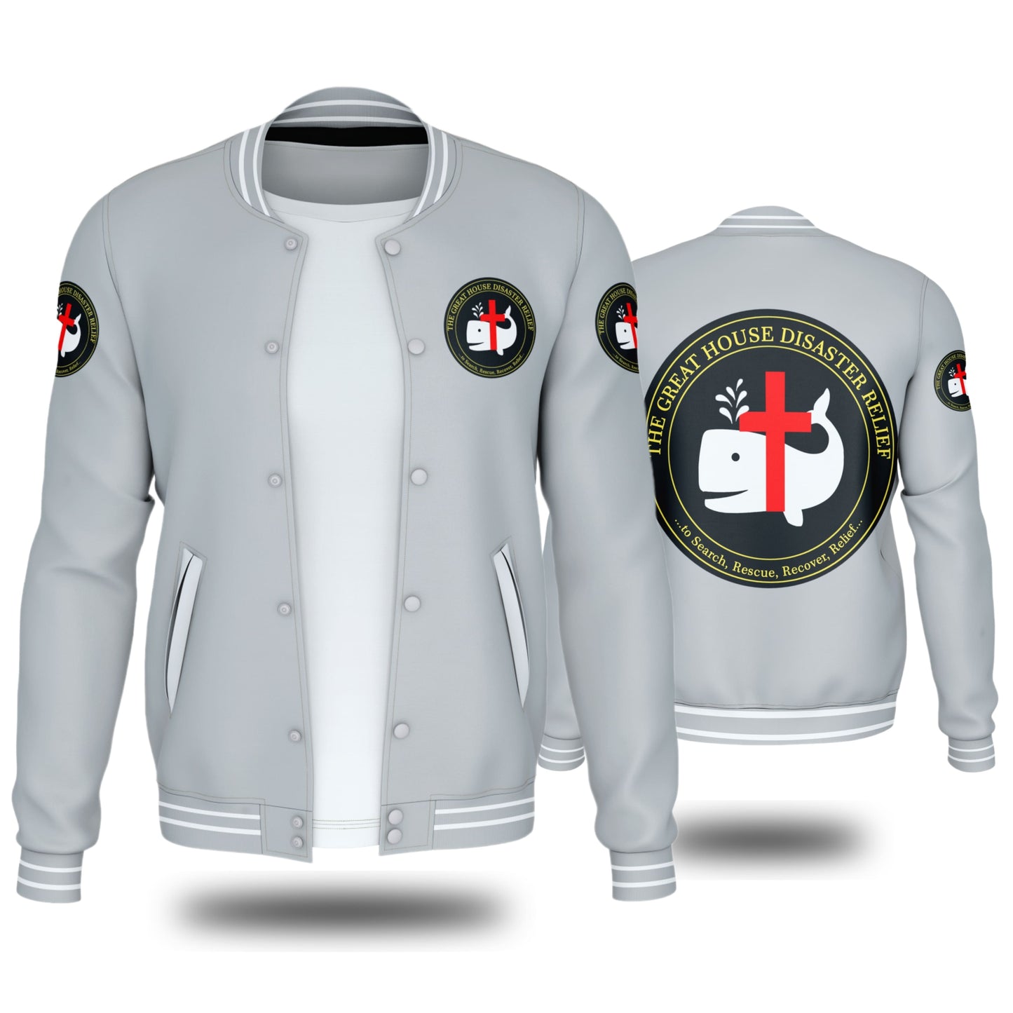Great House Disaster Relief Jacket (Ash) - BMS MANGOES MARKETPLACE