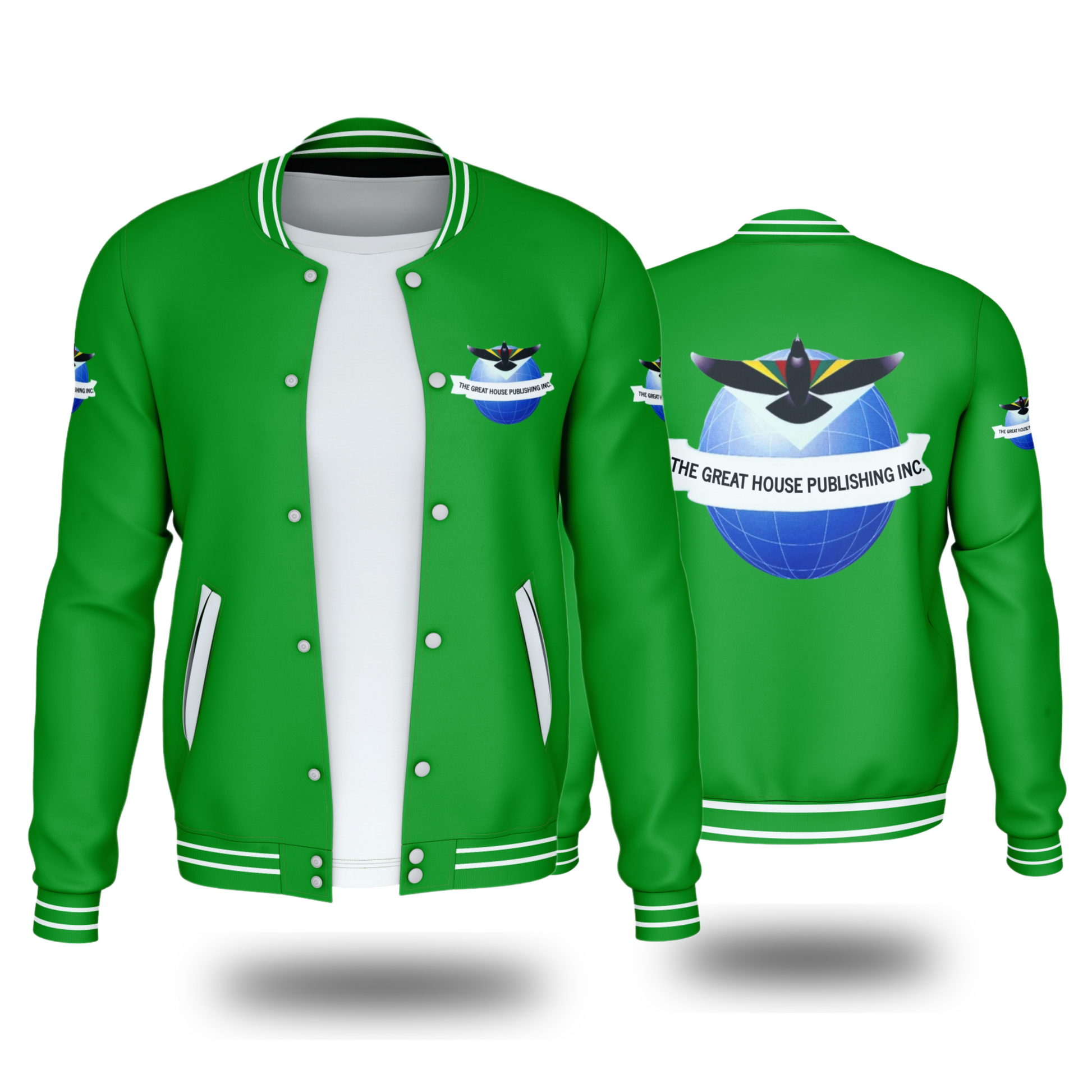 THE GREAT HOUSE PUBLISHING INC. JACKETS (GREEN) - BMS MANGOES MARKETPLACE