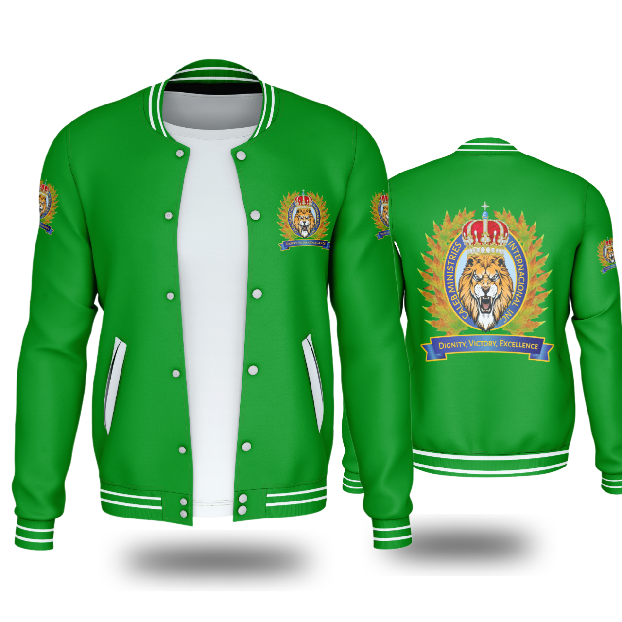 CALEB'S MINISTRIES JACKETS (GREEN) - BMS MANGOES MARKETPLACE