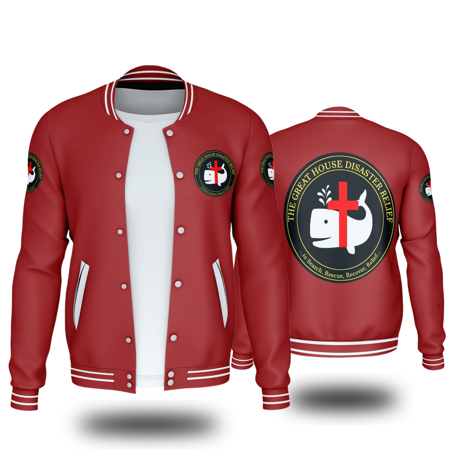 GREAT HOUSE DISASTER RELIEF JACKETS (ROUGE) - BMS MANGOES MARKETPLACE