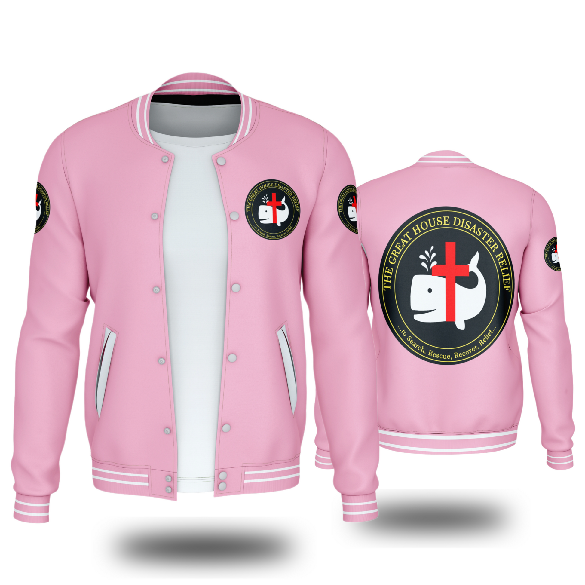 GREAT HOUSE DISASTER RELIEF JACKETS (PINK) - BMS MANGOES MARKETPLACE