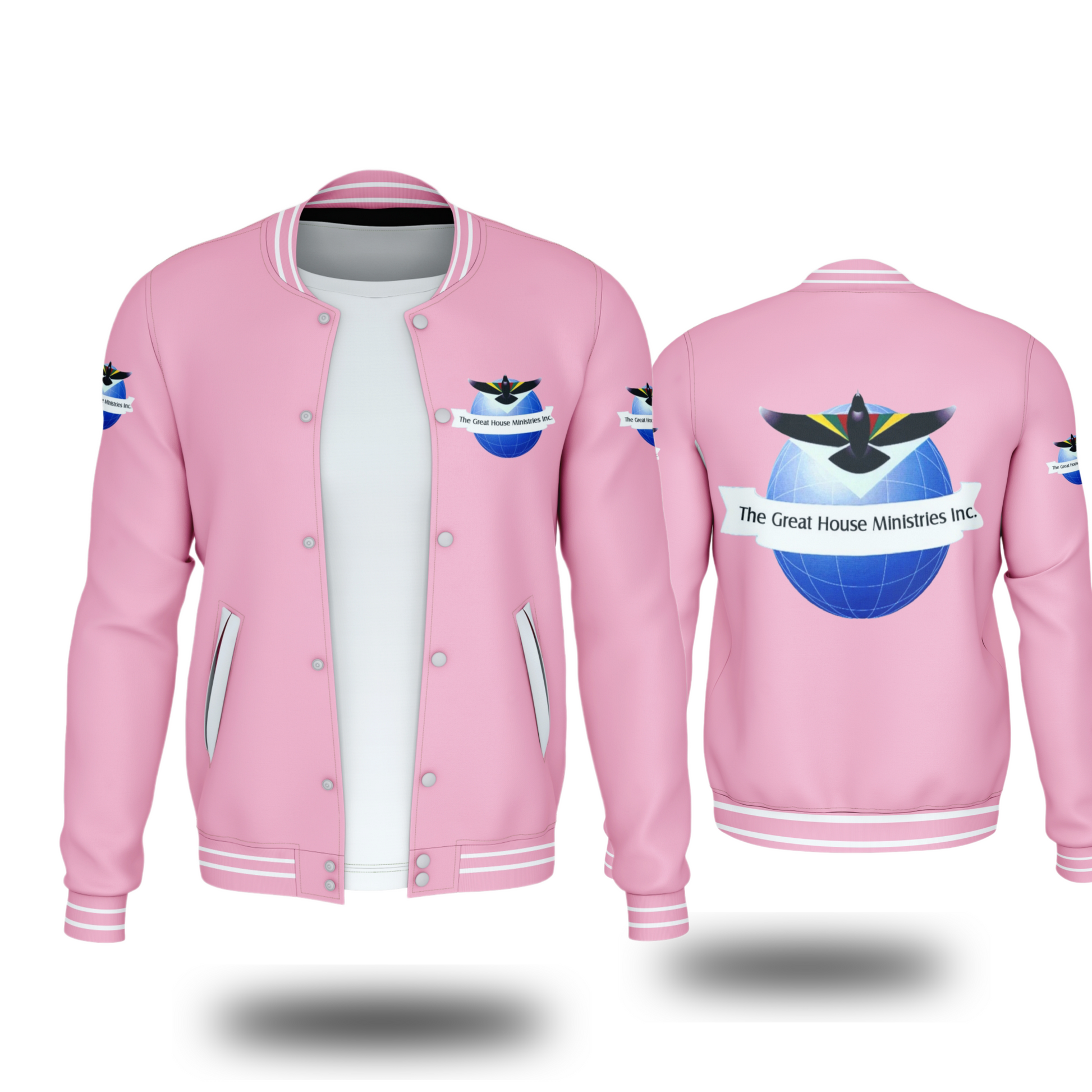 THE GREAT HOUSE MINISTIRES INC. JACKETS (PINK) - BMS MANGOES MARKETPLACE