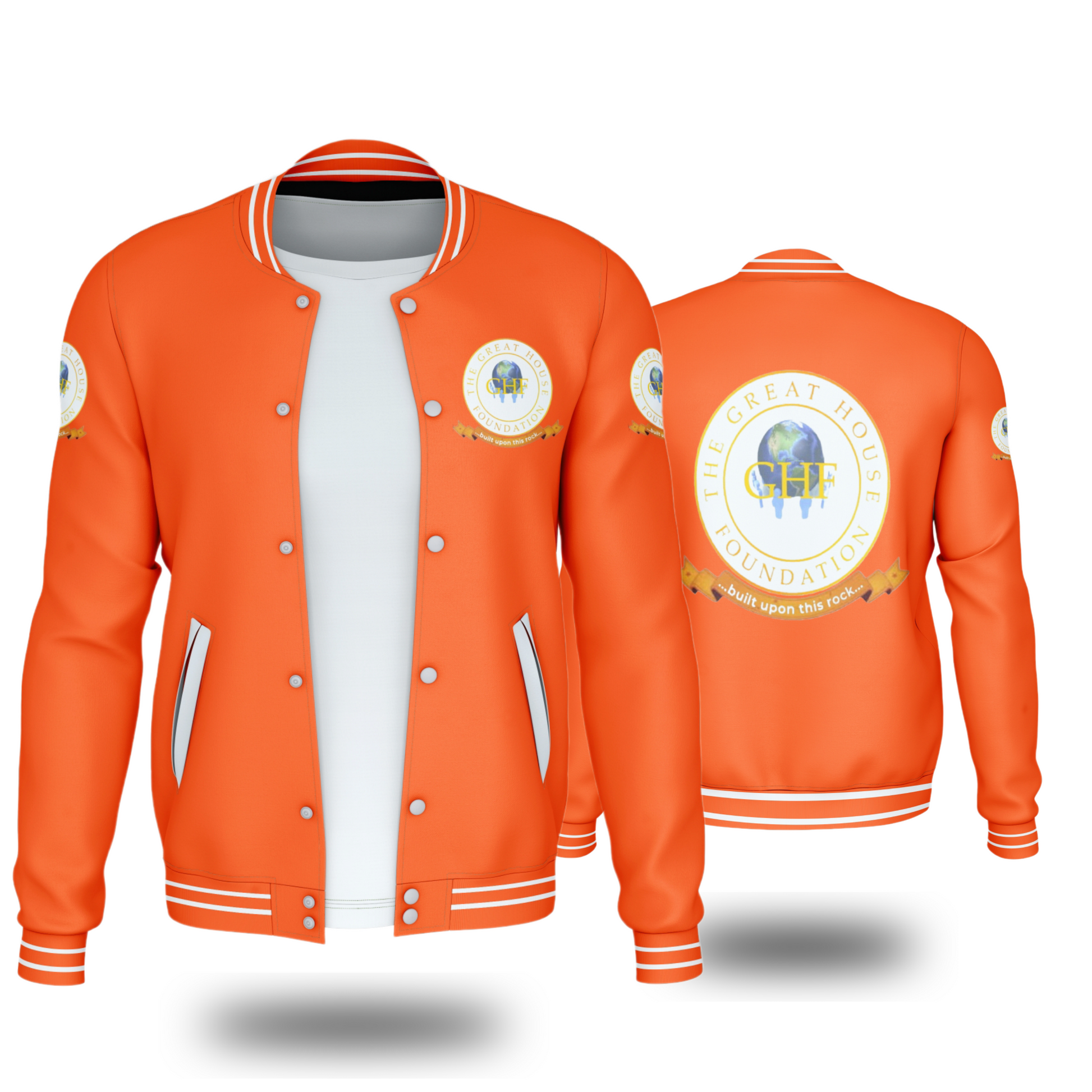 THE GREAT HOUSE FOUNDATION JACKETS (ORANGE) - BMS MANGOES MARKETPLACE