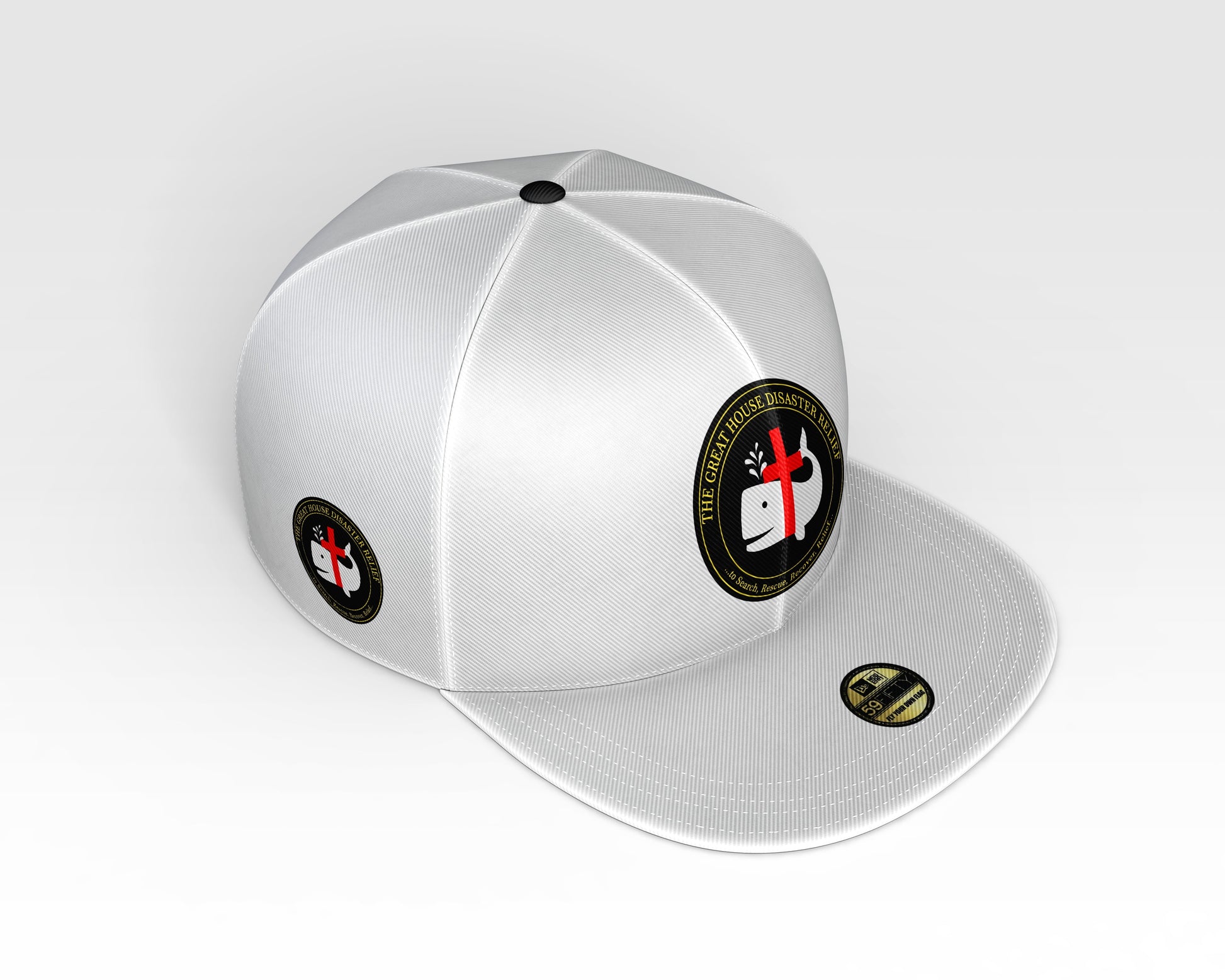 THE GREAT HOUSE DISASTER RELIEF CAP (WHITE) - BMS MANGOES MARKETPLACE